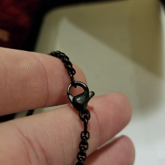 David Yurman meteorite dog tag and chain! - Picture 7 of 8